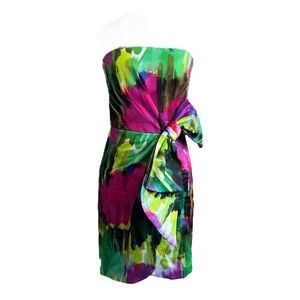🚨CLOSET CLOSING PRICE🚨Vibrant Strapless Dress